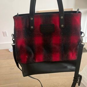 Pendleton Red Plaid Messenger Bag